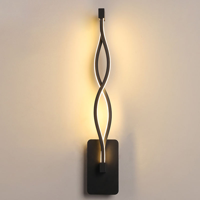 Fabriek directe leverancier nachtkastje led wandlamp slaapkamer Decoratieve op en neer bedverlichting