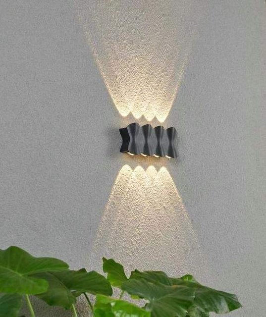 8W IP65 LED Wandlamp Buiten Waterdichte Tuinverlichting Aluminium Slaapkamer Woonkamer Trap Muur Wandlamp