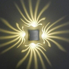 3W Aluminium Fancy RGB met Controller Wandlamp voor Art Gallery Decoration Front Balkon Led Wandlamp 
