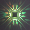 Hoogwaardige RGB led-lamp Vierzijdige vlinderwandlamp en binnennachtlampje met fabrieksprijs.