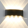 8W waterdichte buitenwandlamp COB aluminium moderne wandlamp voor in de tuin