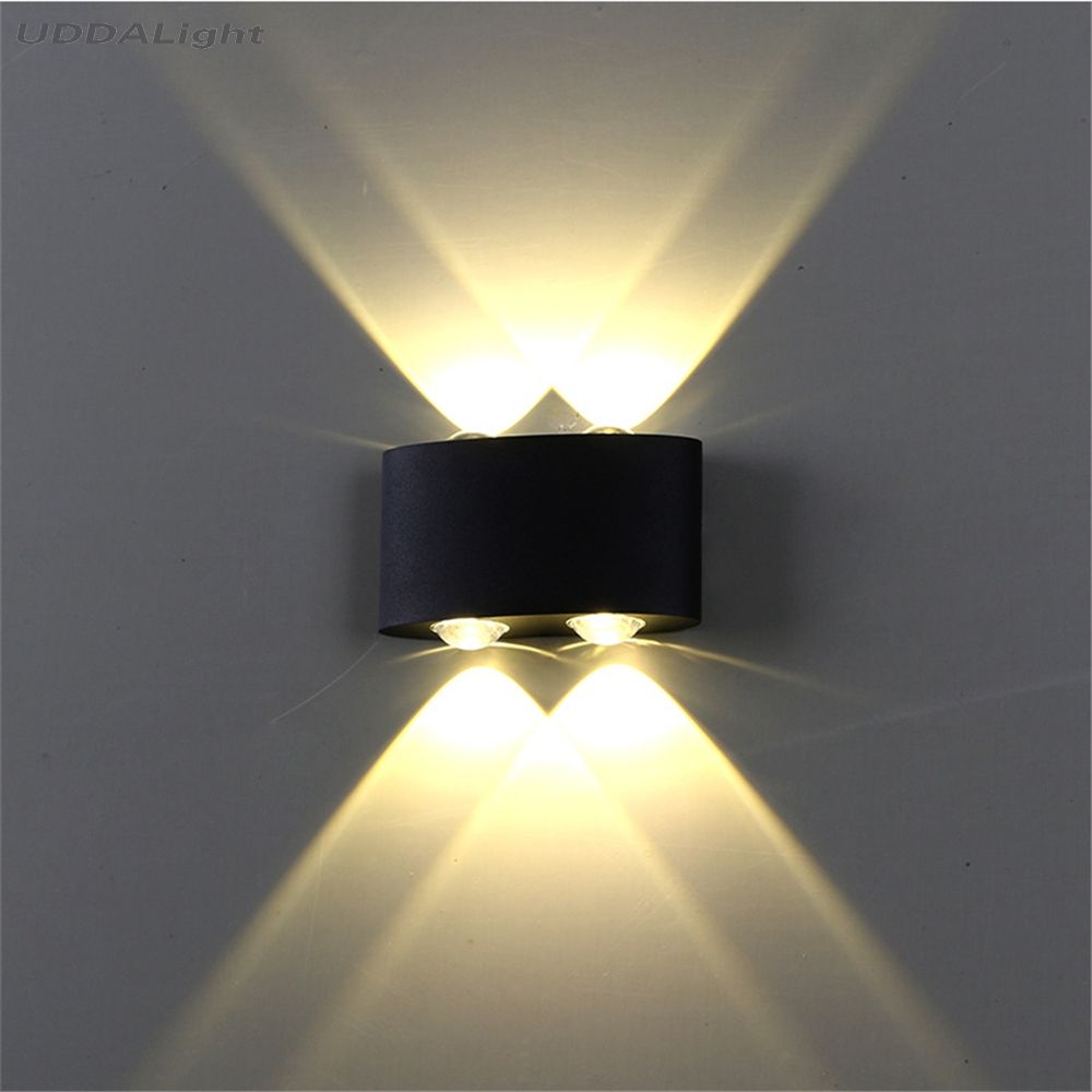 Hot Koop 4W LED Outdoor Wandlamp Waterdicht IP65 Tuin Veranda Verlichting