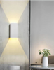 12W Led Wandlamp Buiten LED Wandkandelaar IP65 Waterdichte Vierkante Metalen Schot Verlichting Buitenmuur Verlichting Armatuur Cool