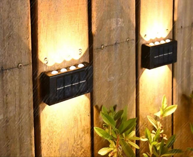 Solar outdoor tuinlamp huis wandlamp decoratie lay-out muur nieuwe op en neer lichtgevende sfeer wandlamp