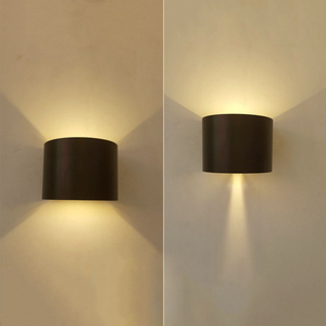 Waterdichte halfronde design led wandlamp 6W buitenverlichting met fabrieksprijs armaturen schansen licht lamp blaker