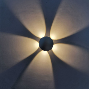 3W 4W 5W LED Aluminium wandlamp Rond Bedlampje Slaapkamer Schansen Wandmontage Verlichtingsarmatuur