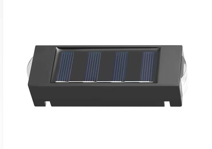 Solar wandlamp buiten binnenplaats buiten waterdichte sfeer wanddecoratie oneindige stiksels op en neer