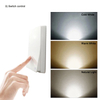 LED wandlamp moderne huisverlichting decoratie driekleurige wandlamp 2.4G dimmen afstandsbediening aluminium lichten