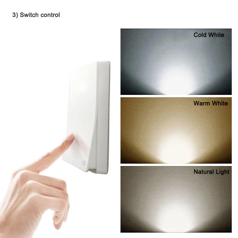 LED wandlamp moderne huisverlichting decoratie driekleurige wandlamp 2.4G dimmen afstandsbediening aluminium lichten