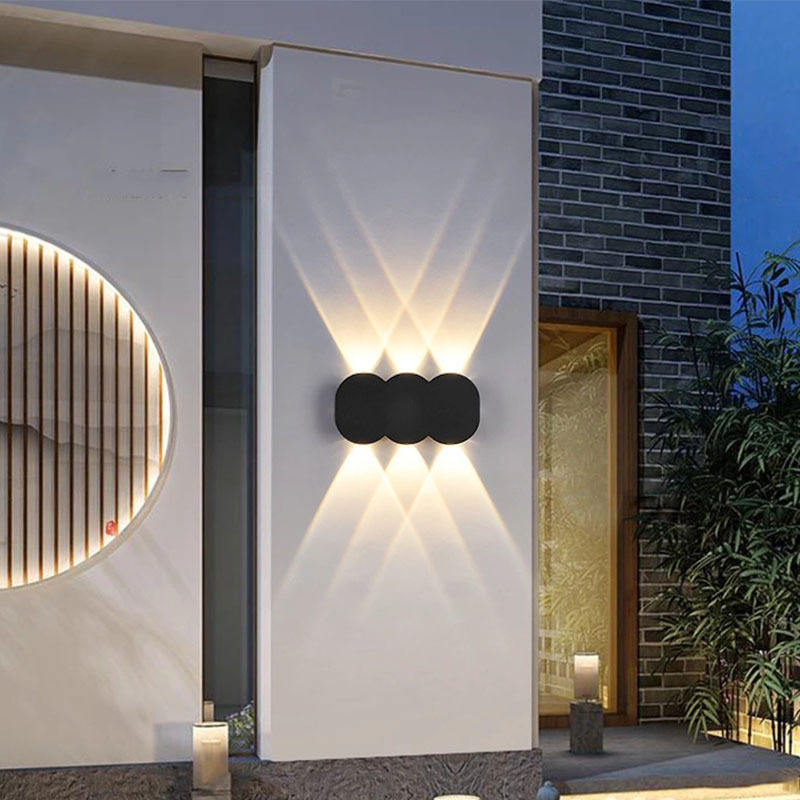 Nieuwe fabriek groothandel IP65 aluminium waterdichte buiten op en neer led wandlamp wandlampen voor thuis met fabrieksprijs
