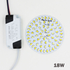 3W 5W 7W 9W 12W 18W SMD5730 Warm/Koud Wit Gecombineerd Kleur paneel + Gesegmenteerde controle LED driver voeding voor downlight