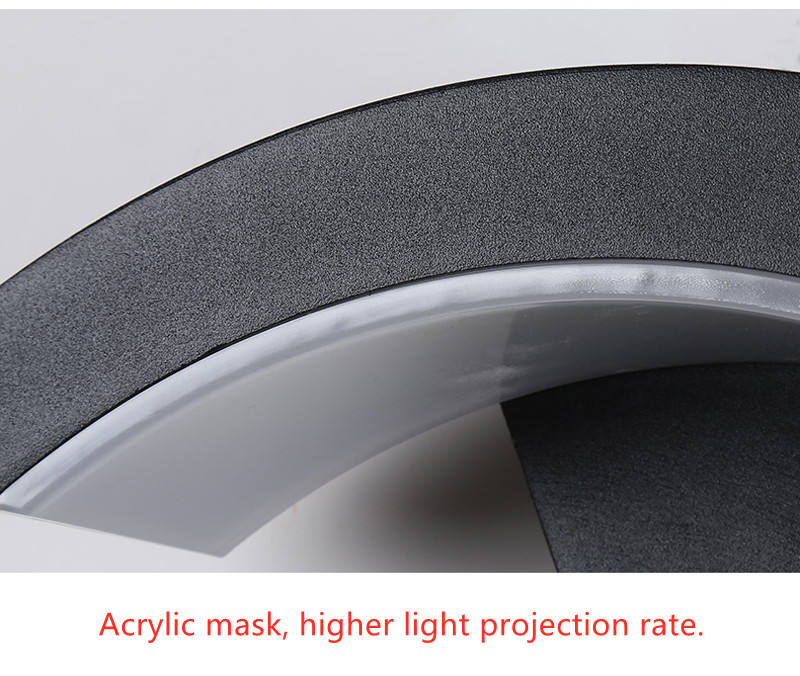 Sector tuinlamp Waterdichte buitenwandlamp LED verlichting aluminium wandlamp