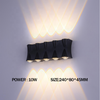 Luxe Shining Wandlamp LED Outdoor Regendicht Water Villa Hotel Buitenmuur Balkon Buitenlamp Binnenplaats Deurpost Led Wandlamp