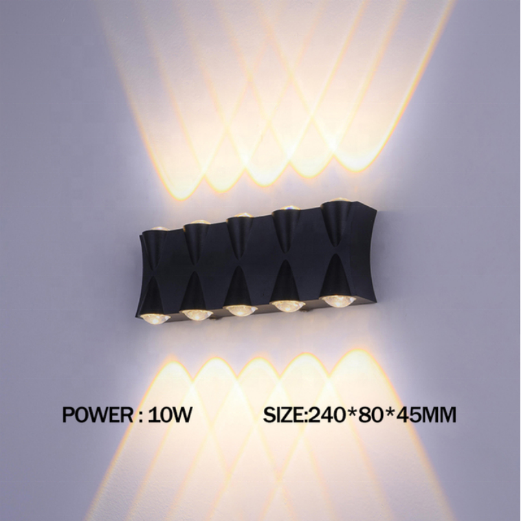 Luxe Shining Wandlamp LED Outdoor Regendicht Water Villa Hotel Buitenmuur Balkon Buitenlamp Binnenplaats Deurpost Led Wandlamp