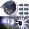 ABS LED-tuinlamp op zonne-energie Bloem Zilver Kleur Waterdichte buitenverlichting