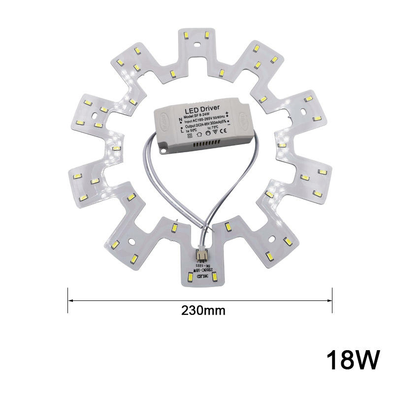 Moderne Led Plafond Verlichting 12-24W Keuken Lichtbron Module AC220V Woonkamer Energiebesparende Plafond Verlichting Retrofit Board