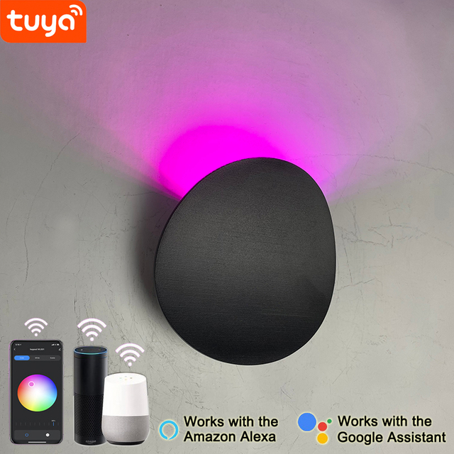 9W wandlamp slimme lamp led buiten wandkandelaar Tuya app controle wandlamp buiten waterdicht verstelbaar licht instelbare kleur