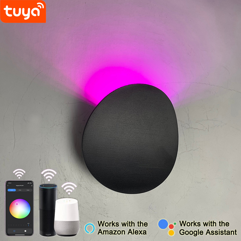 9W wandlamp slimme lamp led buiten wandkandelaar Tuya app controle wandlamp buiten waterdicht verstelbaar licht instelbare kleur