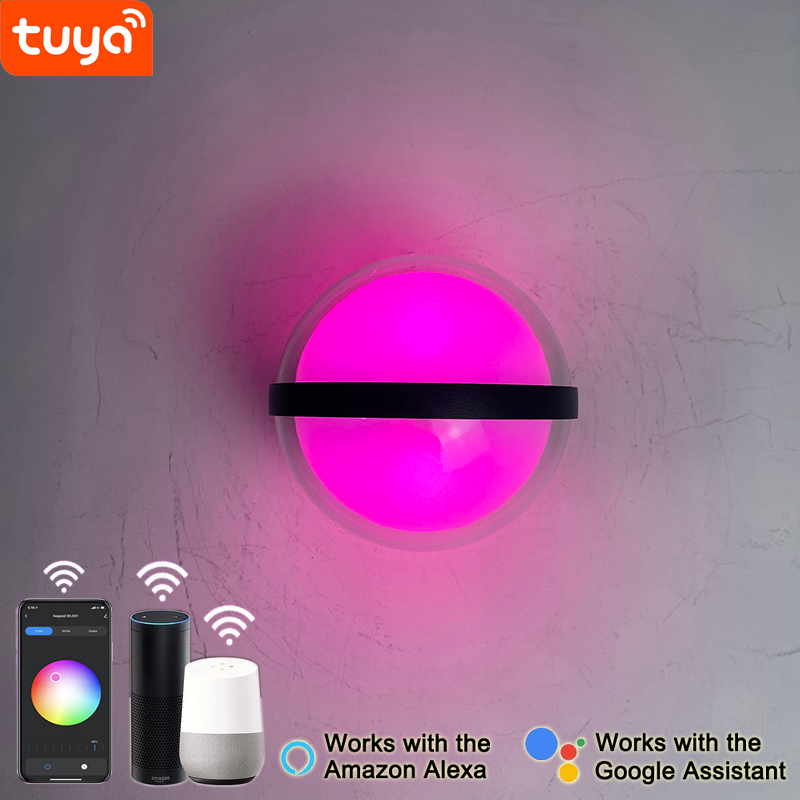 Tuya app wandlamp led wandlampen app gestuurde verlichting app lichtsturing wandlampen led wandlamp heldere wandlamp kristallen bollamp