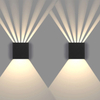 6W zes beam licht wandlamp led-verlichting esthetische wandkandelaar led moderne wandlamp led outdoor wandkandelaar led wandlampen indoor