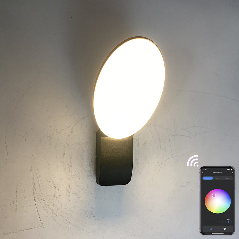 9W slimme wandlamp intelligente lampen led licht app controle led licht app controle app gecontroleerde verlichting Tuya App Buiten wandlamp mobiele telefoon afstandsbediening wandlamp