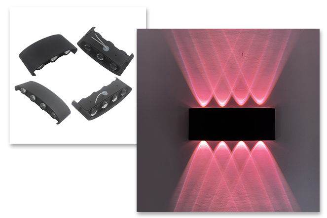 led wandkandelaar buiten