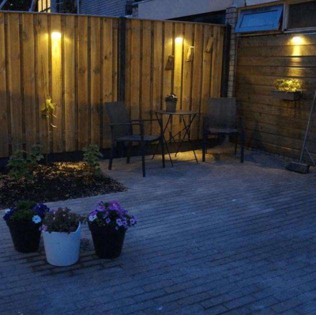 IP65 waterdichte solar wandlamp led wandkandelaar lichten led wandkandelaar lichten moderne buitenverlichting schansen