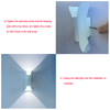 Outdoor Waterdichte IP65 LED Lange Strip Wandlamp Moderne Wandlamp Blaker Geschikt voor Woonkamer Binnenplaats Veranda Patio