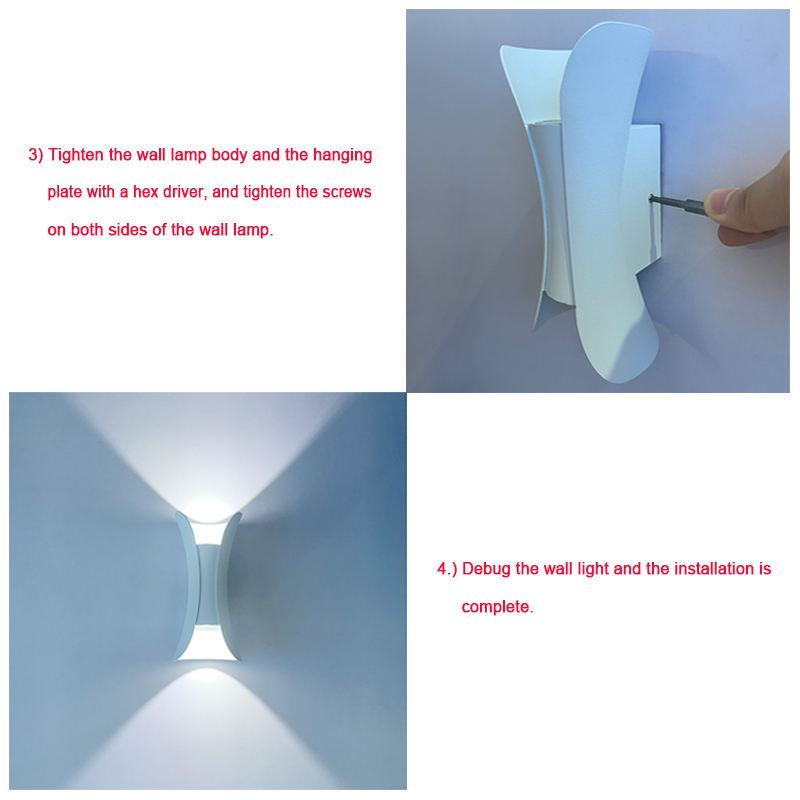 Outdoor Waterdichte IP65 LED Lange Strip Wandlamp Moderne Wandlamp Blaker Geschikt voor Woonkamer Binnenplaats Veranda Patio