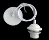 Plafondbak met ophangdraad lamplichaam schroef E27 lamphouder kroonluchter lamphouder verlichting lampen LED-lamp toegang