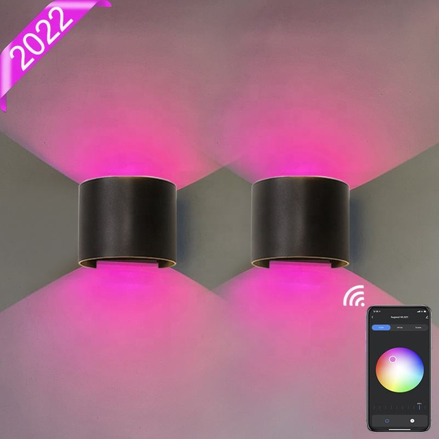 Nordic Moderne 12W Wandlamp Waterdicht Ip65 Led Aluminium Outdoor Up Down Wandlamp Voor Tuin Hotel Lichtgevende wandmontage