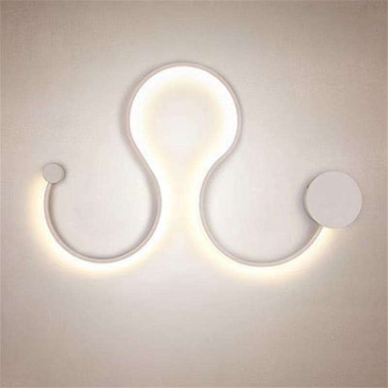Postmoderne minimalistische wandlamp Nordic creatieve led slaapkamer nachtkastje decoratie wandlamp woonkamer gang gangpad lampen