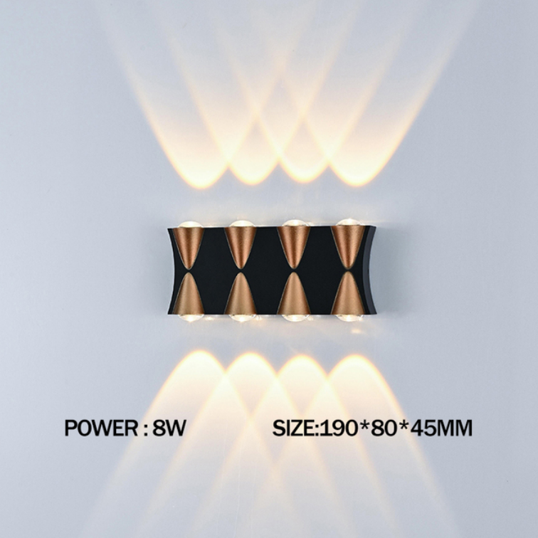 LED waterdichte IP65 tuin balkon wandlamp decoratieve indoor en outdoor wandlamp