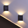Wandlamp op zonne-energie buitendecoratie tuin binnenplaats huis wandlamp waterdicht op en neer lichtgevend buiten