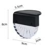 Warm licht + RGB kleur LED Solar Lamp Path Trap Zonne-energie Balkon Licht Outdoor Tuinverlichting solar light solar lamp