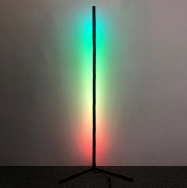 Geïntegreerde schakeling hoek RGB vloerlamp licht kleurrijk met 100% veiligheid