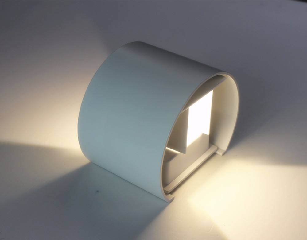 Waterdichte halfronde design led-wandlamp 6W buitenverlichting met fabrieksprijs armaturen schansen lichte lamp