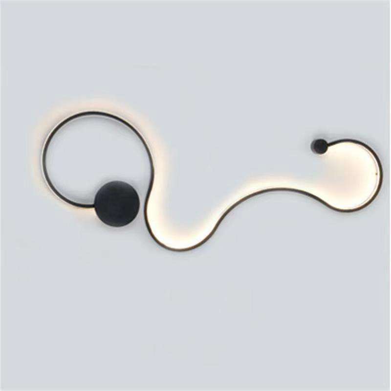 Postmoderne minimalistische wandlamp Nordic creatieve led slaapkamer nachtkastje decoratie wandlamp woonkamer gang gangpad lampen