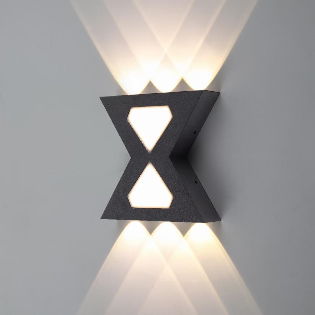 Moderne Vierkante IP65 10W LED Wandlamp Aluminium Buiten Wandlamp Tuin Veranda Patio Opzij Voordeur Wandlampen