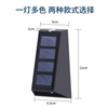Outdoor twee hoofden wandlamp Solar Sensor LED Powered Security Lights IP 65 waterdichte buitenwandlamp