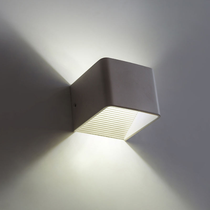 2.4G verstelbare licht wandlamp kubus wandlamp Europese stijl wandlamp keramische kubus wandlamp met controller 20W indoor wandlamp gang gangpad lamp goede kwaliteit en lage prijs