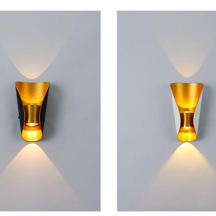 Decoratieve lamp led wandlamp lamp grote boot waterdichte wandlamp en buiten nachtlampje eenvoudig aluminium
