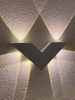 Decoraitive led-licht V-vorm wandlamp en moderne binnenverlichting fabriek paice wandlamp aluminium lamp led wandlamp