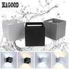 Industriële stijl 12W waterdichte IP65 verstelbare aluminium buiten LED kubus waterdichte wandlamp