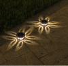 Tuinverlichting Solar LED Light Outdoor RGB Kleur Veranderende Solar Pathway Lawn Lamp voor Garden Decor Landscape Lighting