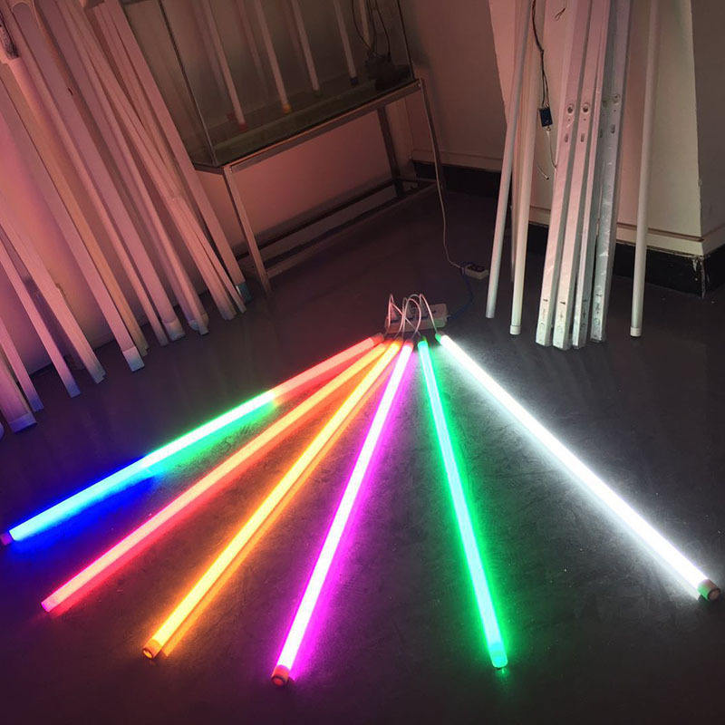 Groothandel t8 led buis licht kleurrijke rgb 18W 4ft t8 PC waterdichte led buis voor buiten en binnen