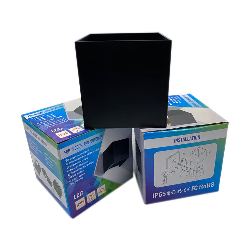 Moderne led-lichtkubus waterdichte verstelbare hoekwandlamp en buitenwandlamp met fabrieksprijs van hoge kwaliteit