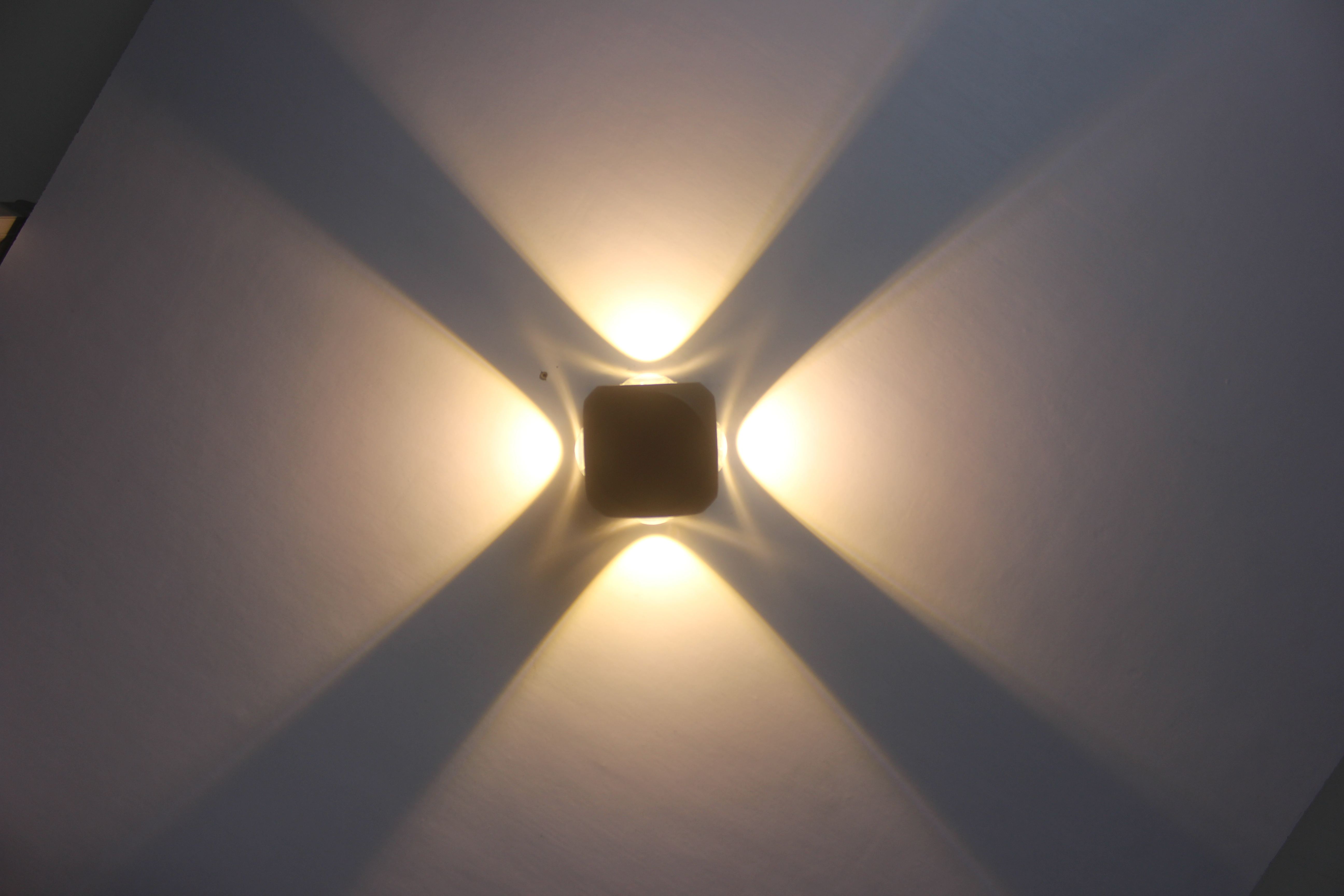 4W Led Wandlamp Outdoor Led Waterdicht Gebouw Exterieur Poort Balkon Tuin Yard