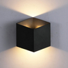 Modern led-licht 120 mm kubieke waterdichte wandlamp en decoratief buitennachtlampje voor huis en tuin Goedkope Pricec