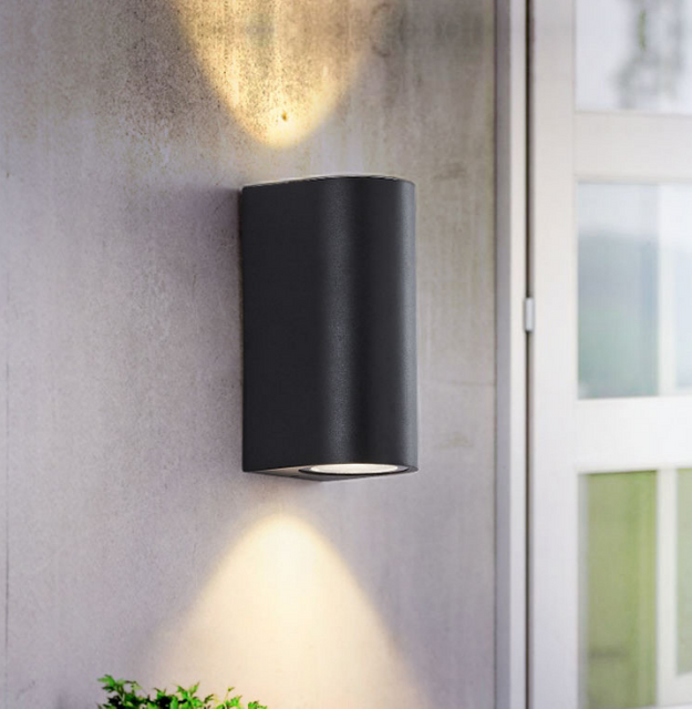 12W Kolom Dubbele Kop Waterdichte Wandlamp Unieke Nachtlamp IP65 Waterdichte Wandlamp voor Tuin Yard Decoratie Outdoor Sconces